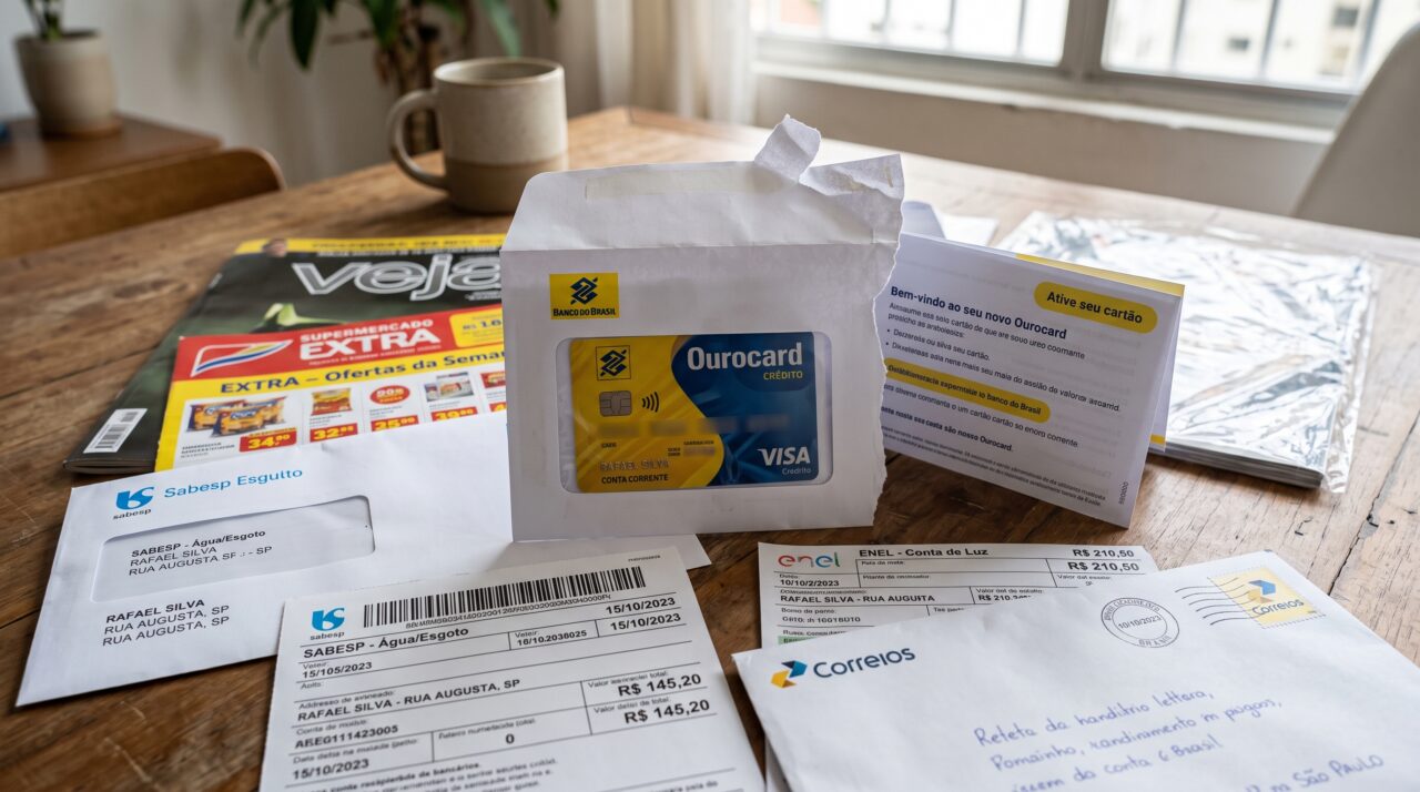 Direitos do consumidor sobre envio de cartão de crédito não solicitado e indenização.