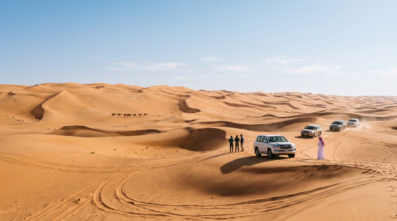 O paradoxo da Arábia Saudita importar areia de outros países para suas grandes obras.