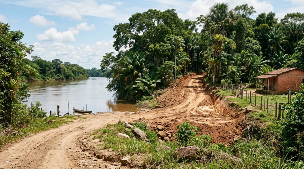 Família compra sítio com estrada de terra terminando antes do rio, abre um novo acesso pela vegetação e descobre que ser dono da área não elimina as regras de intervenção ambiental