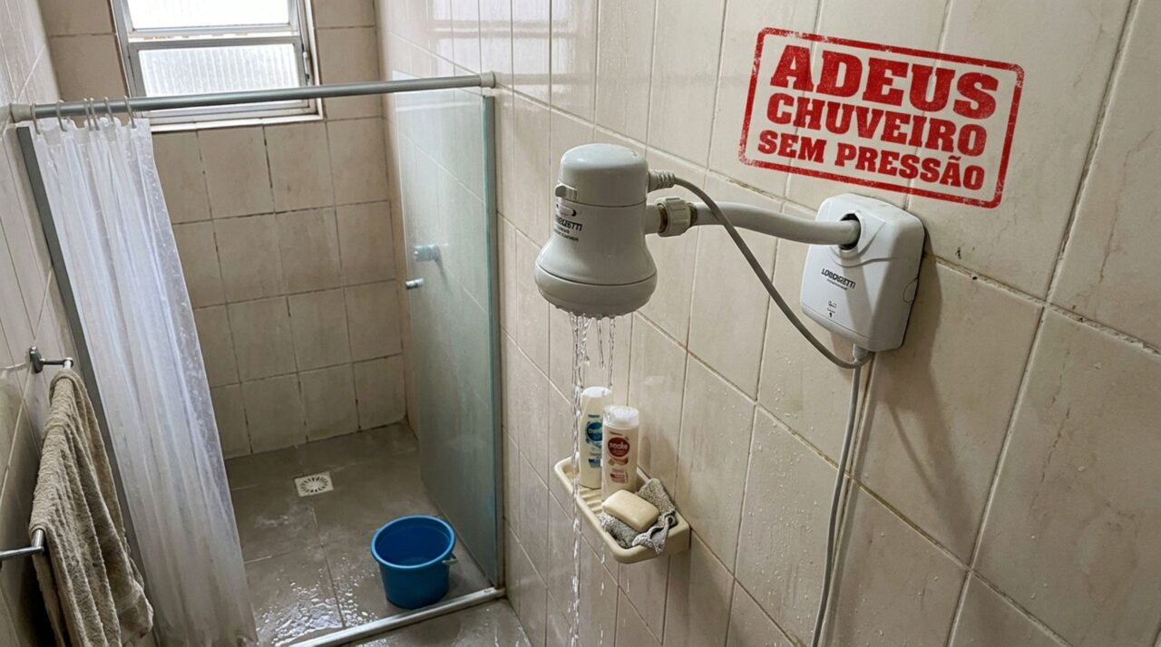 Adeus chuveiro sem pressão: instale esse tubo e recupere o fluxo de água sem grandes mudanças