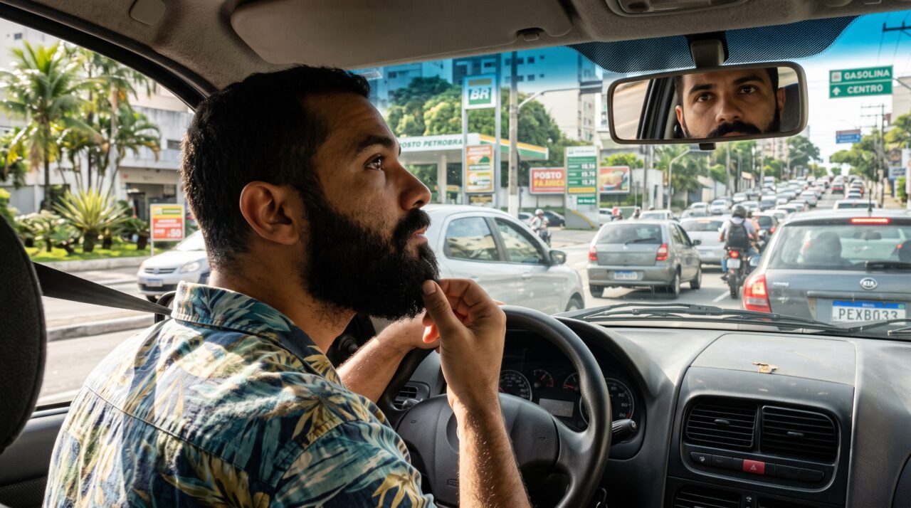 Retocar a maquiagem ou se barbear no trânsito: o que o Código de Trânsito dita sobre essas práticas?