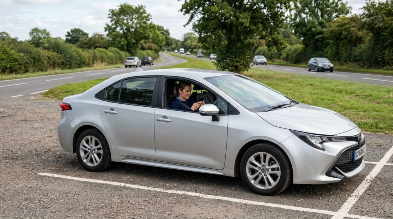 Motorista para no sinal vermelho, pega o celular para responder mensagem e é observado pela fiscalização, condutor afirma que o carro estava completamente parado e questiona se pode ser multado