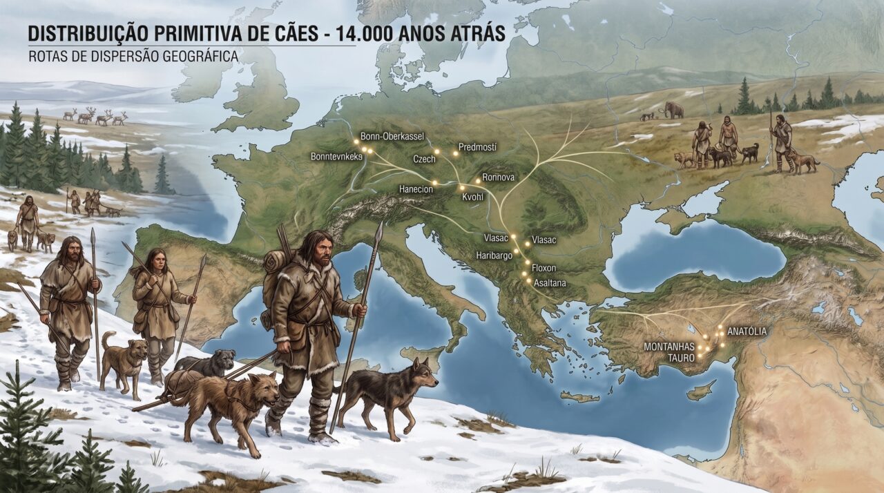 DNA de ossos com até 15.800 anos empurrou para trás em mais de 5 mil anos a evidência genética mais antiga de cães domésticos