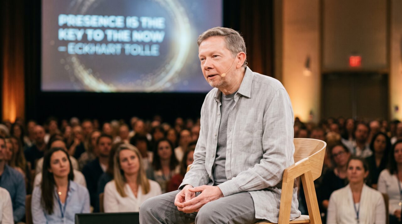 O conselho de Eckhart Tolle, autor espiritual, sobre o poder do presente: “O passado não tem poder sobre o momento atual, tudo o que você tem é o agora”