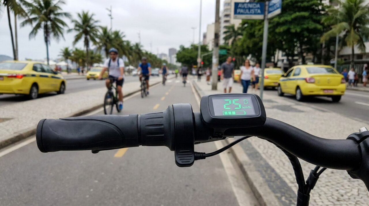 Ciclista compra bicicleta elétrica vendida como modelo que não precisa de habilitação, mas descobre que potência, acelerador e velocidade podem mudar a classificação do veículo