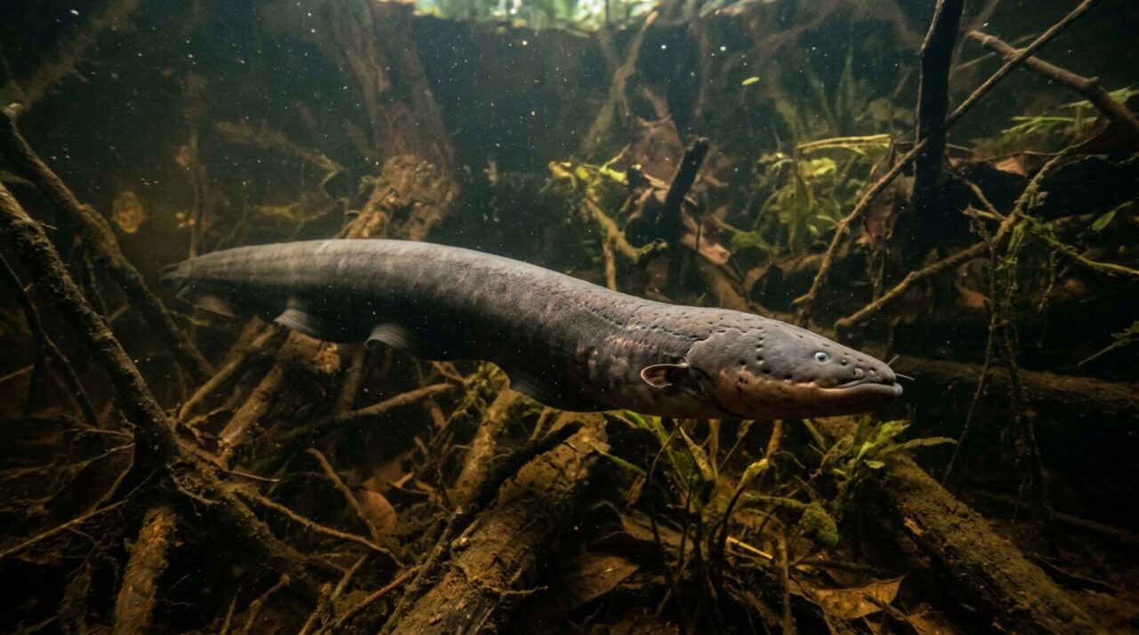O peixe elétrico da Amazônia que gera descargas de até 860 volts capazes de atordoar presas e afastar grandes ameaças