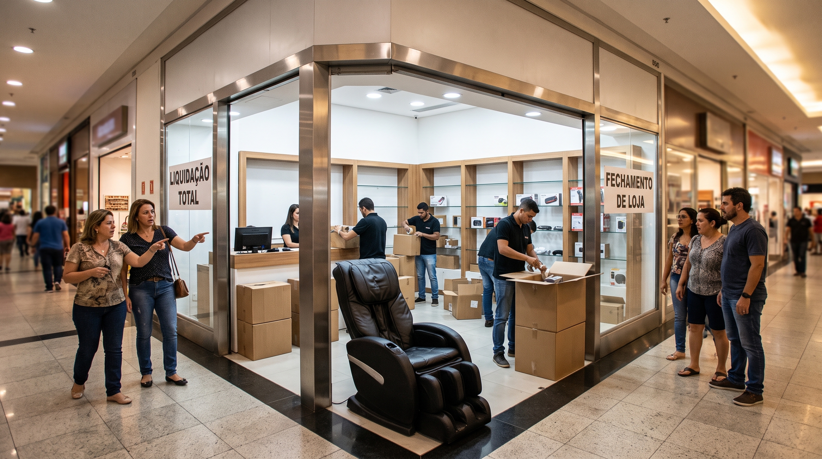 Rede fecha todas as 101 lojas instaladas em shoppings aps | Mundo | QTU - Notícias