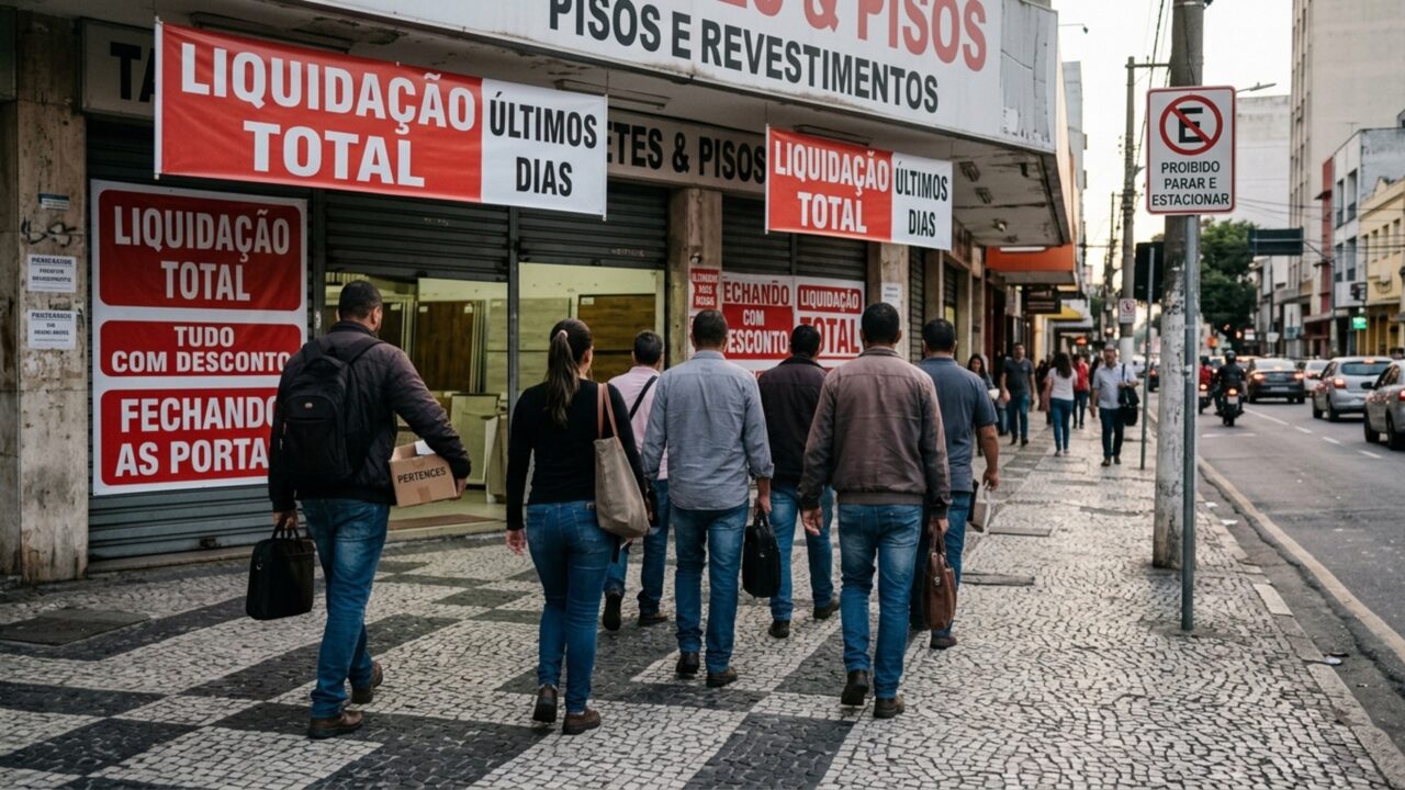 Gigante dos pisos fecha 219 lojas depois do colapso e mais de 1.500 trabalhadores se despedem da operação