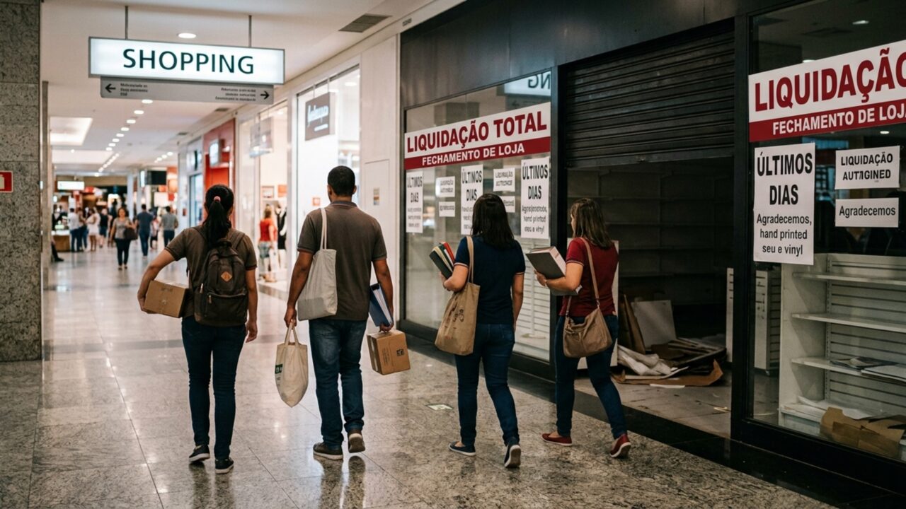 Depois de décadas nos shoppings, rede fecha 254 lojas e mais de mil trabalhadores recebem a despedida final