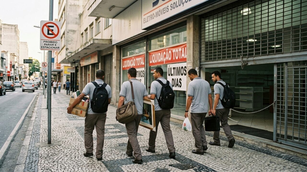 Rede conhecida por móveis e eletrodomésticos entra em falência e quase 4 mil trabalhadores se despedem de mais de 550 lojas