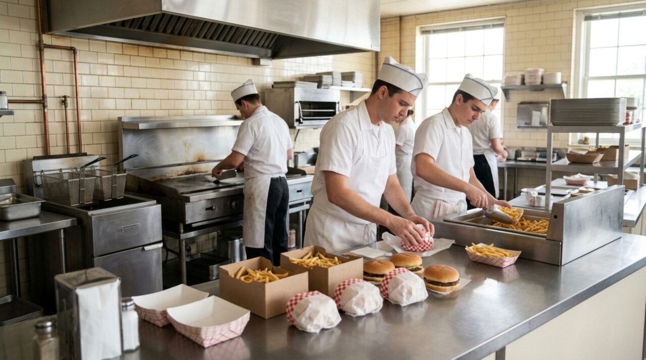 O sistema revolucionário de cozinha rápida que mudou a história do fast-food