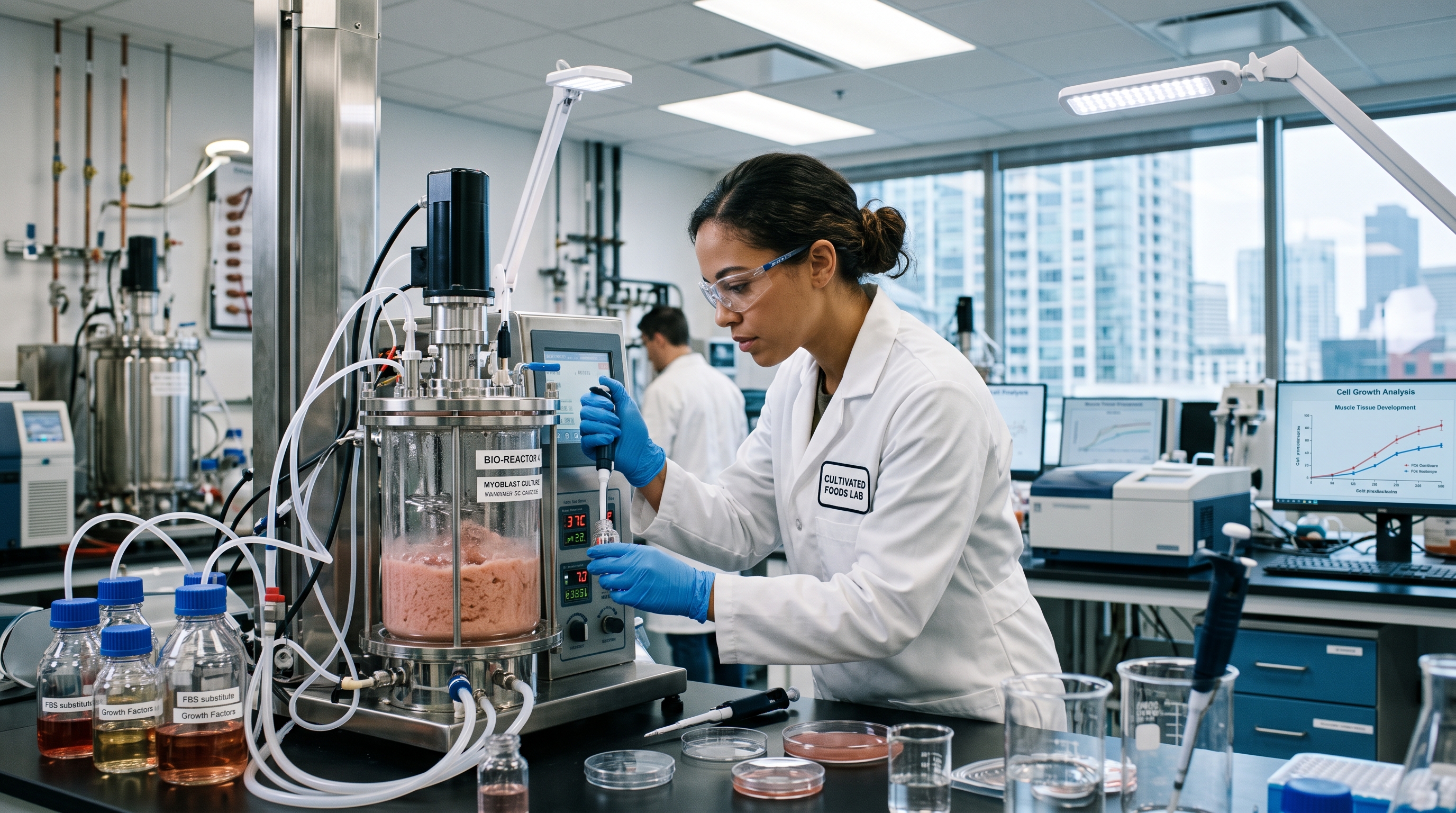 Carreira de engenheiro de alimentos celulares na criação de carne de laboratório