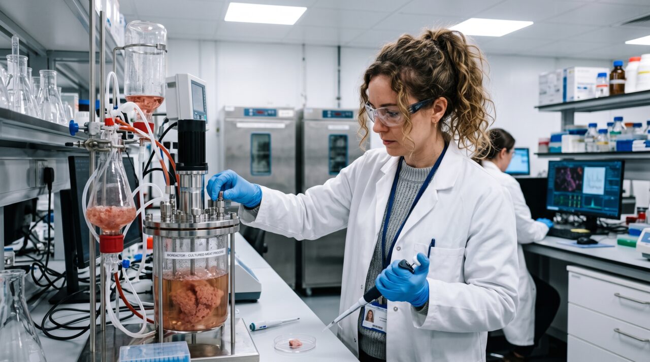 Carreira de engenheiro de alimentos celulares na criação de carne de laboratório