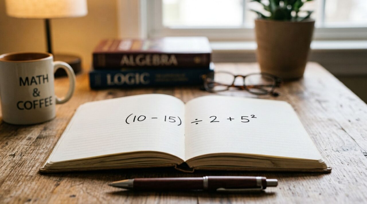 Só 1 em cada 10 brasileiros conseguem resolver (10 – 15) ÷ 2 + 5² de primeira