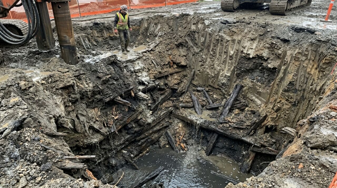 Poços, perfurações e infiltrações acumuladas ao longo de gerações tornaram cada vez mais difícil reconstruir a configuração original do Money Pit