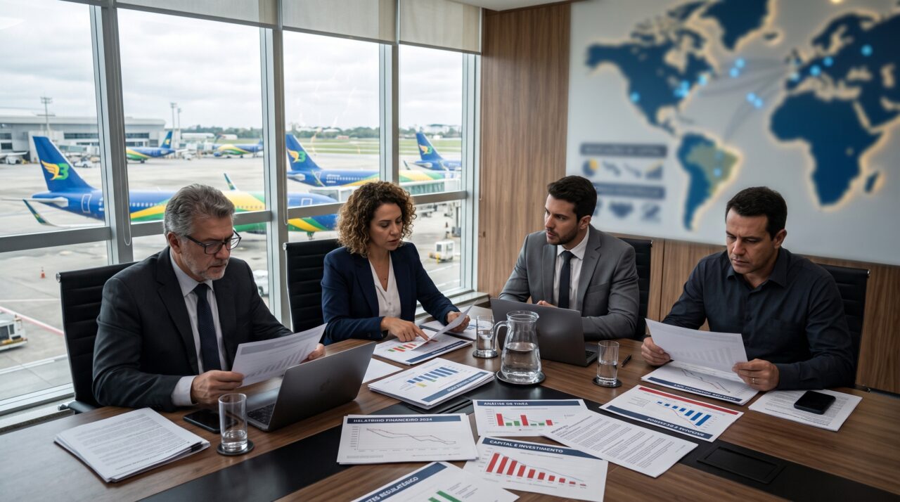 Companhia aérea coloca todos os aviões no chão e 1.450 trabalhadores ficam diante da despedida coletiva