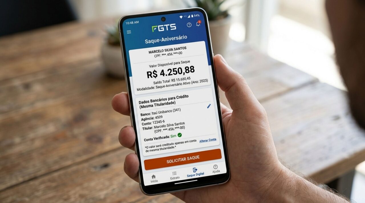 Trabalhadores nascidos em agosto já podem sacar o FGTS pelo saque-aniversário até o dia 30 de outubro