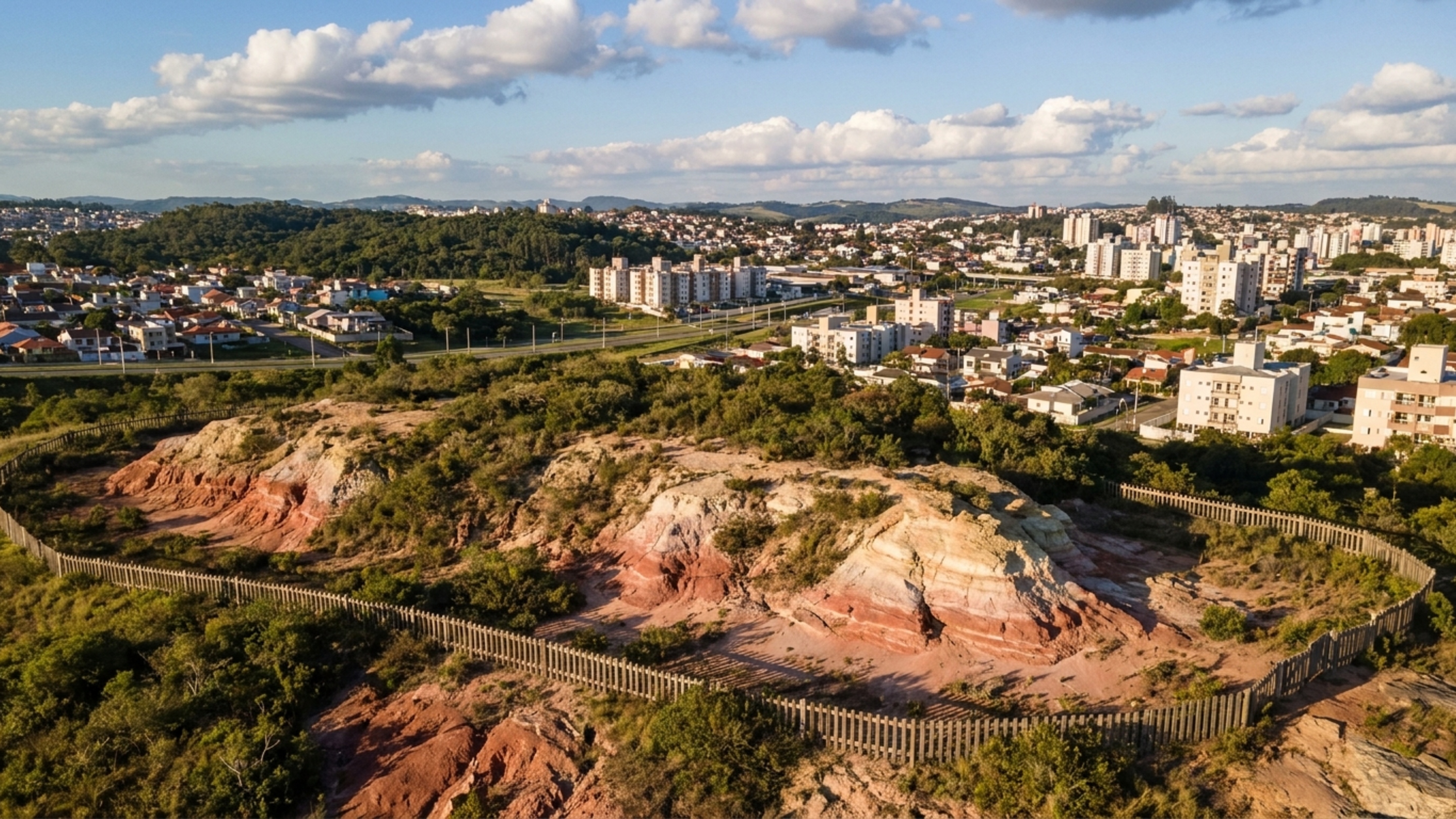 Santa Maria reúne áreas urbanas, sítios fossilíferos e paisagens gaúchas //