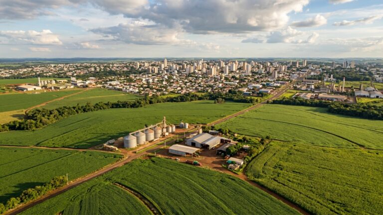 Toledo reúne áreas urbanas e forte produção agropecuária //