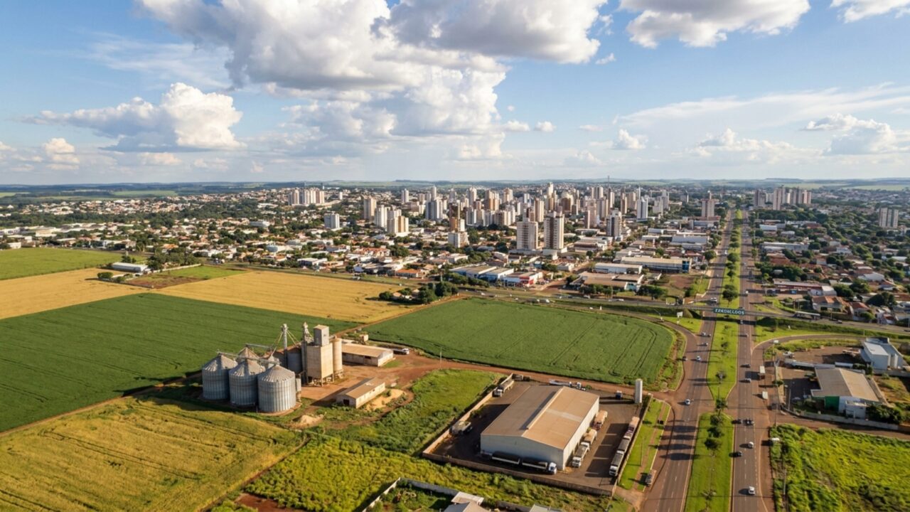 8ª melhor cidade do Brasil para negócios do agro e a 120 km do Paraguai: o município que virou o motor econômico do interior sul-mato-grossense