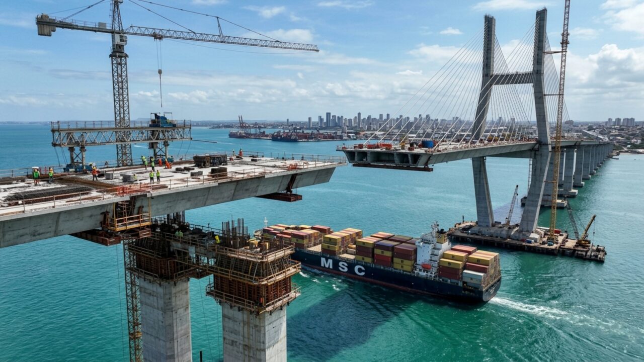 Megaobra de R$ 11,6 bilhões vai erguer ponte de 12,4 km sobre o mar para ligar uma capital brasileira a uma ilha