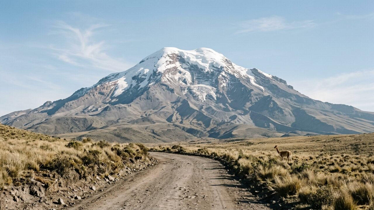 Mesmo sendo 2,5 quilômetros mais baixo que o Everest, vulcão vizinho do Brasil é o ponto da Terra mais próximo das estrelas por causa do formato do planeta