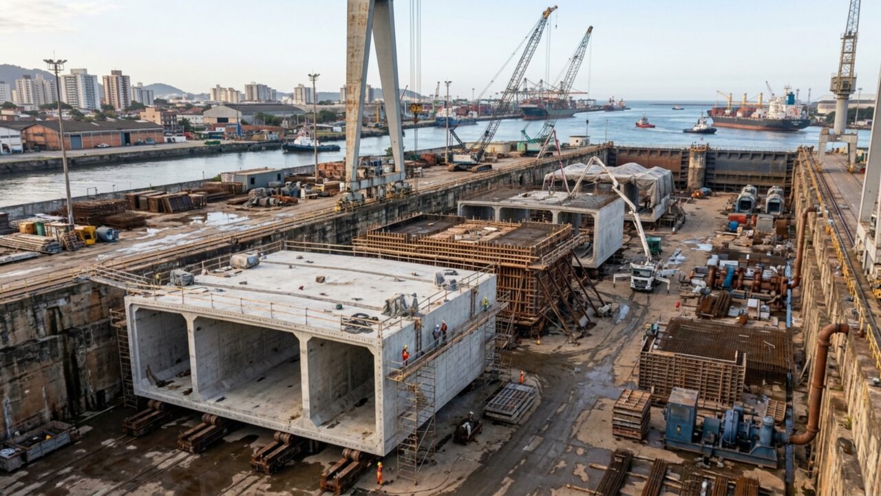 Megaprojeto brasileiro de R$ 6,8 bilhões: primeiro túnel imerso da América Latina será implantado no fundo do canal entre Santos e Guarujá
