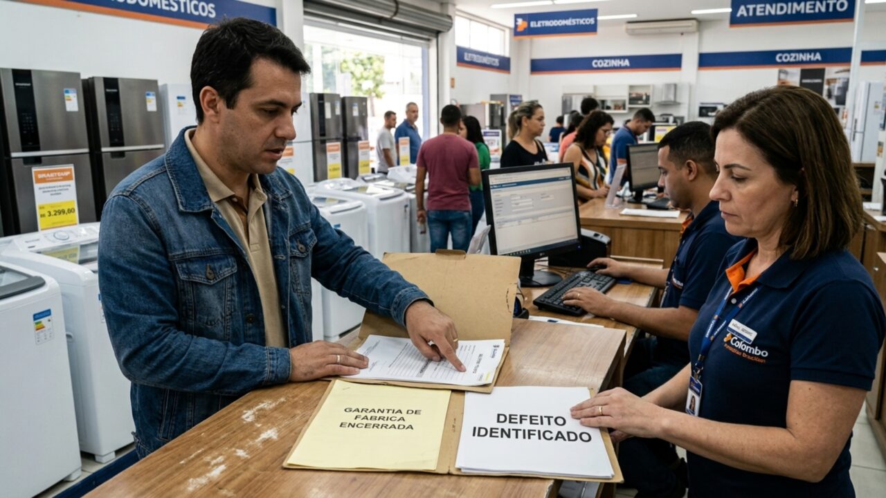 Geladeira apresenta defeito oito meses depois da compra, loja diz que a garantia acabou e cliente descobre quando começa o prazo do vício oculto