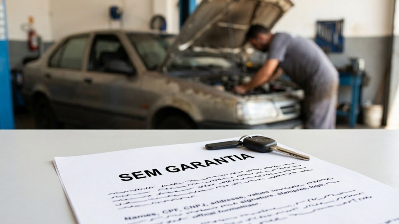 Trabalhador compra carro com aviso de "sem garantia" e descobre o que a lei diz sobre garantia de carro usado