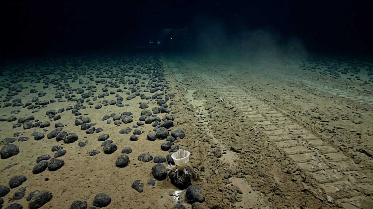 Nova espécie foi encontrada a 4.000 metros abaixo da superfície da água durante um teste de mineração