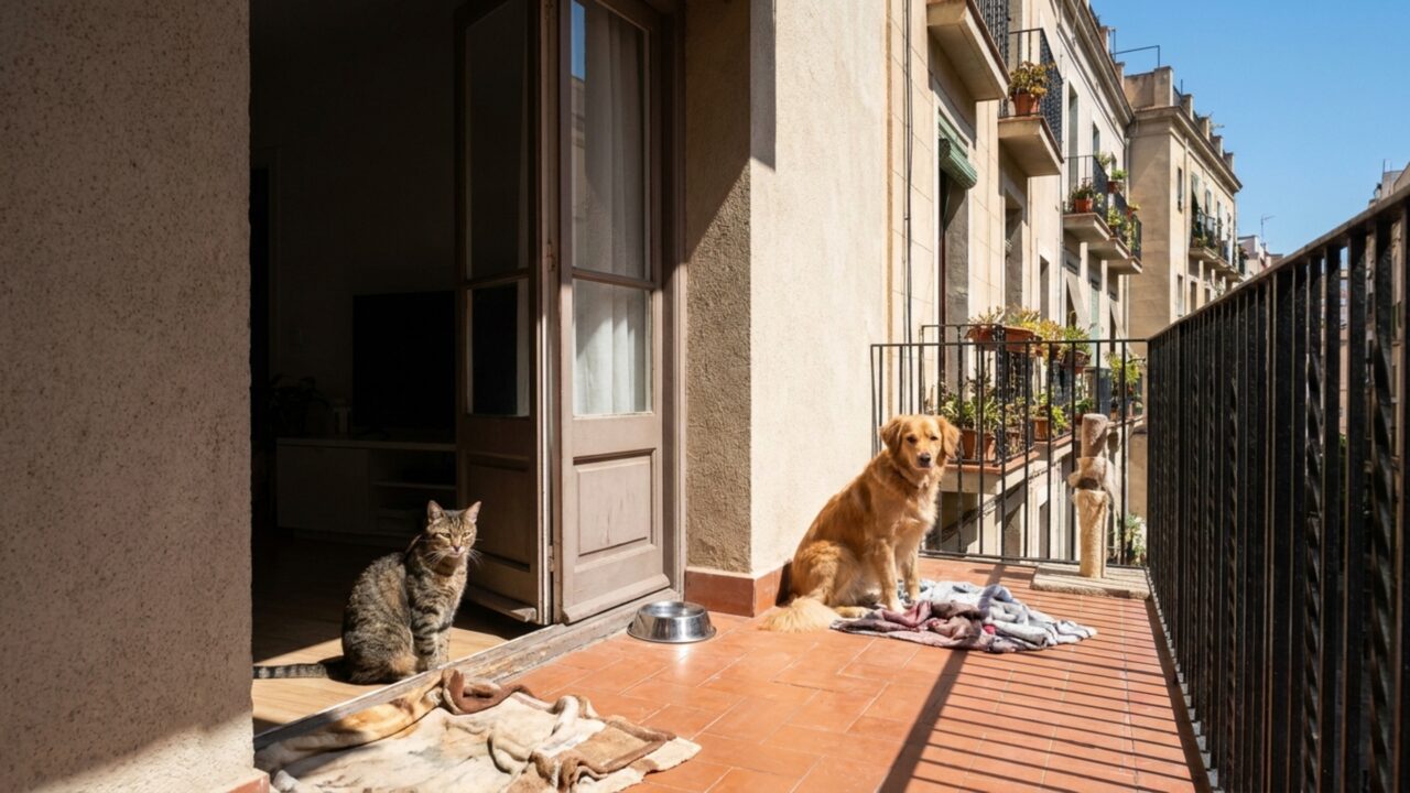 Oficial e confirmado: a lei que proíbe manter habitualmente cães e gatos em varandas, porões, terraços e pátios entra em vigor