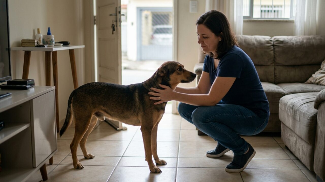 Especialistas em adestramento canino alertam para um habito comum ao chegar em casa