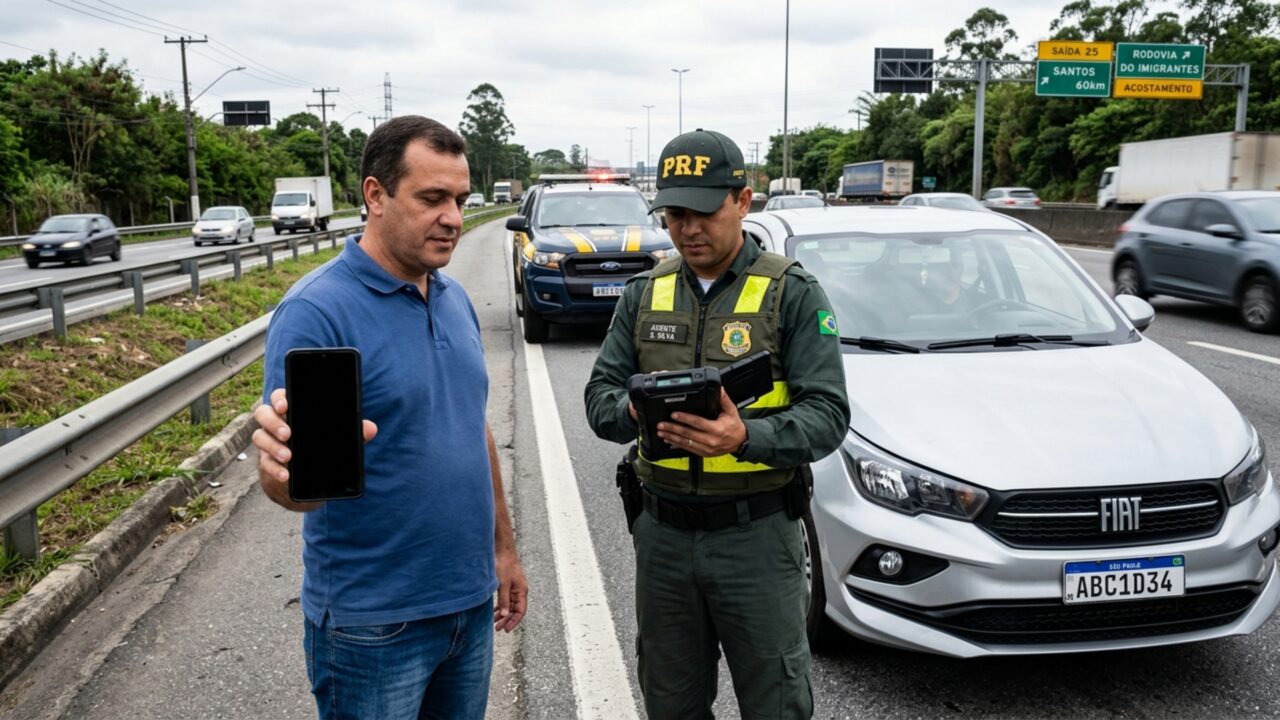 O que diz a lei sobre quem dirige somente com a CNH digital e deixa o documento físico em casa