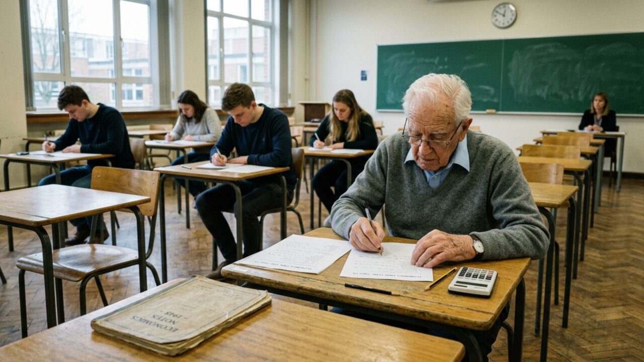 Aos 96 anos, um antigo executivo que abandonou a faculdade para trabalhar supera os 2 exames que faltavam e se forma em Economia 70 anos depois