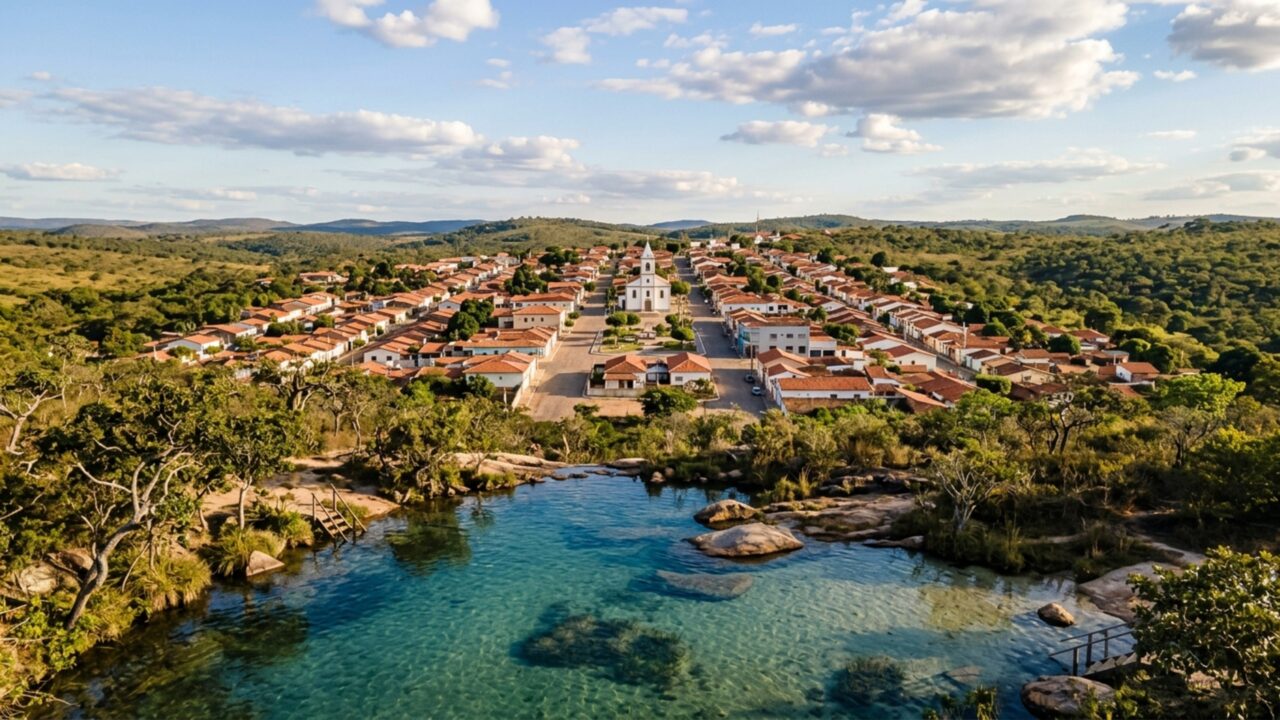 O vilarejo mineiro de 6 mil moradores que supera as 27 capitais brasileiras em riqueza por habitante e tem águas cristalinas no Cerrado