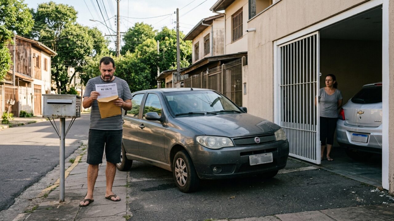 Morador estaciona diante da própria garagem durante a madrugada, recebe multa e descobre que ser dono da casa não reserva aquele pedaço da rua