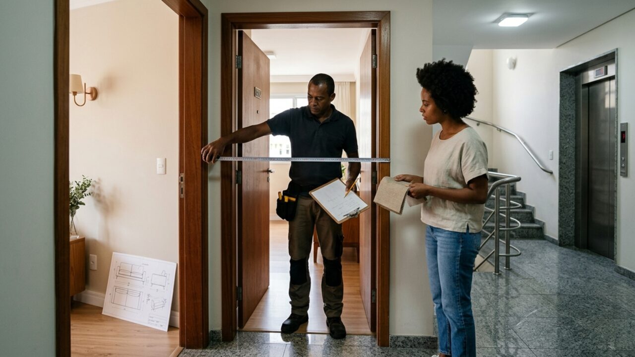 Casal paga R$ 5 mil em sofá sob medida e descobre que o móvel não entra no apartamento