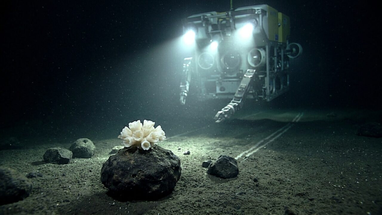 Nova espécie foi encontrada a 4.000 metros abaixo da superfície da água durante um teste de mineração