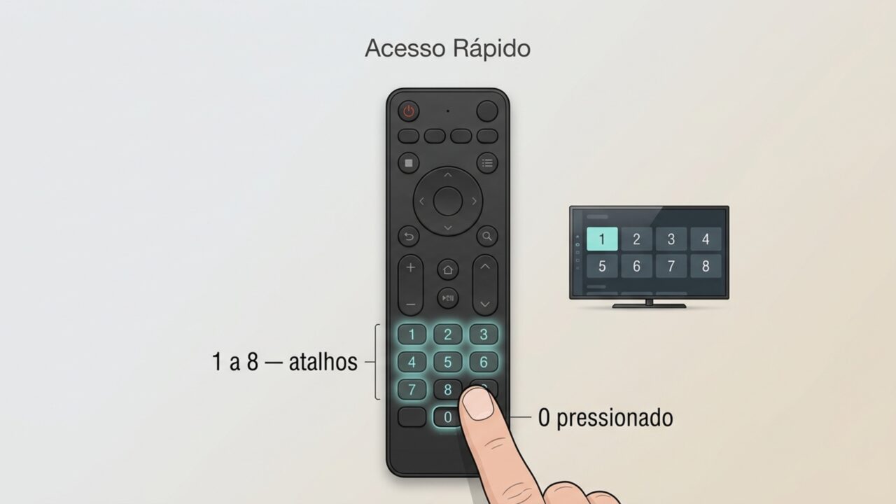 Manter o número 0 pressionado no controle remoto: para que serve essa função