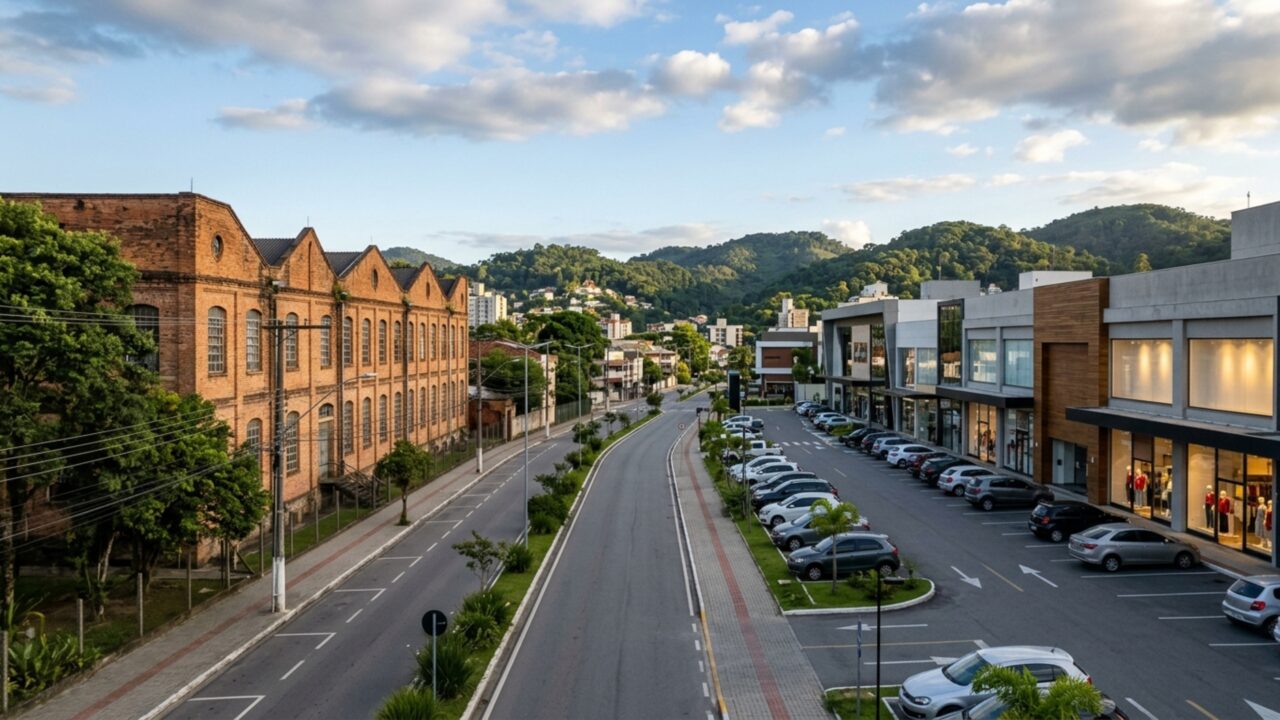 Eleita a cidade mais segura do Brasil e berço da fiação catarinense: o município que virou destino nacional de compras no Vale do Itajaí