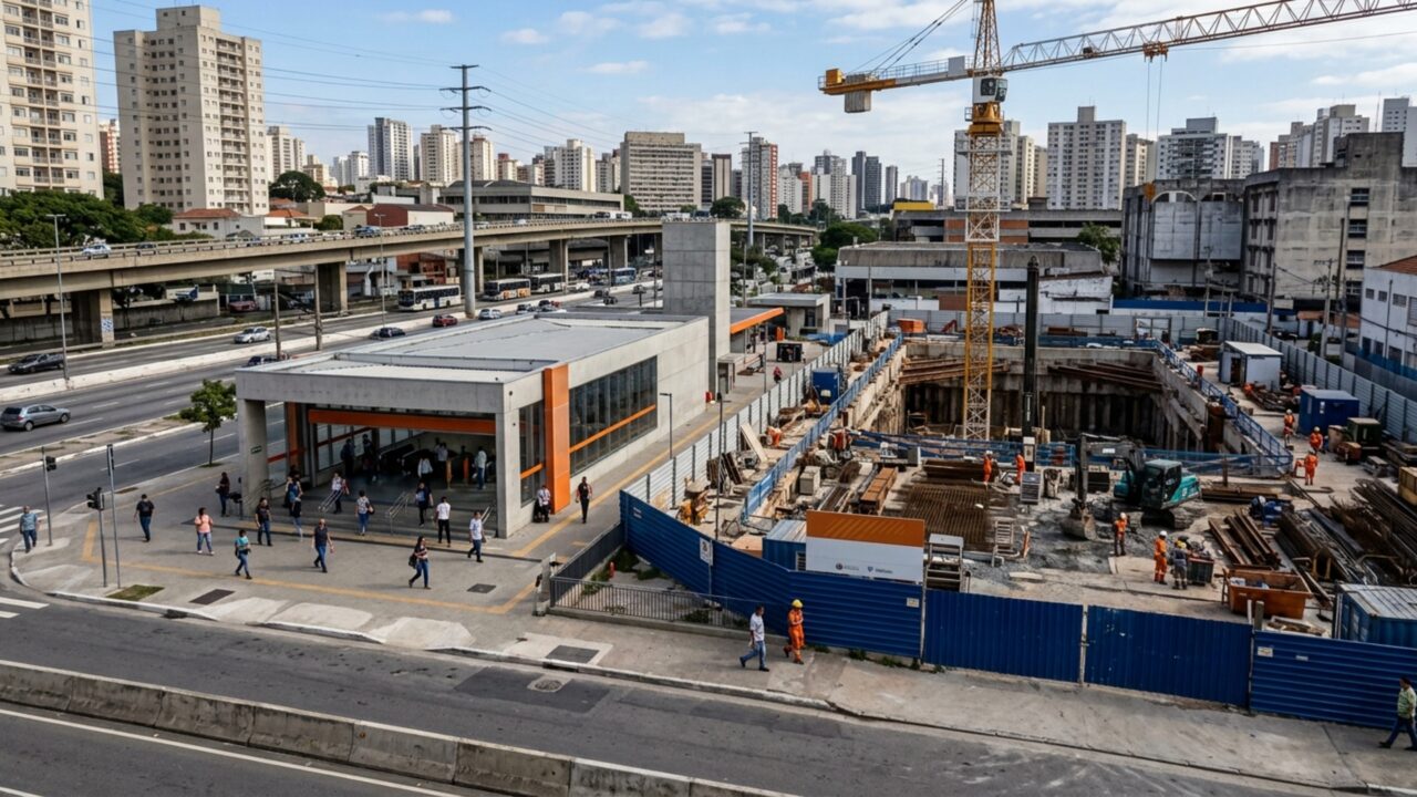 Megaobra de cerca de R$ 19 bilhões abriu seis estações e continua avançando por 15 km sob a maior cidade do país