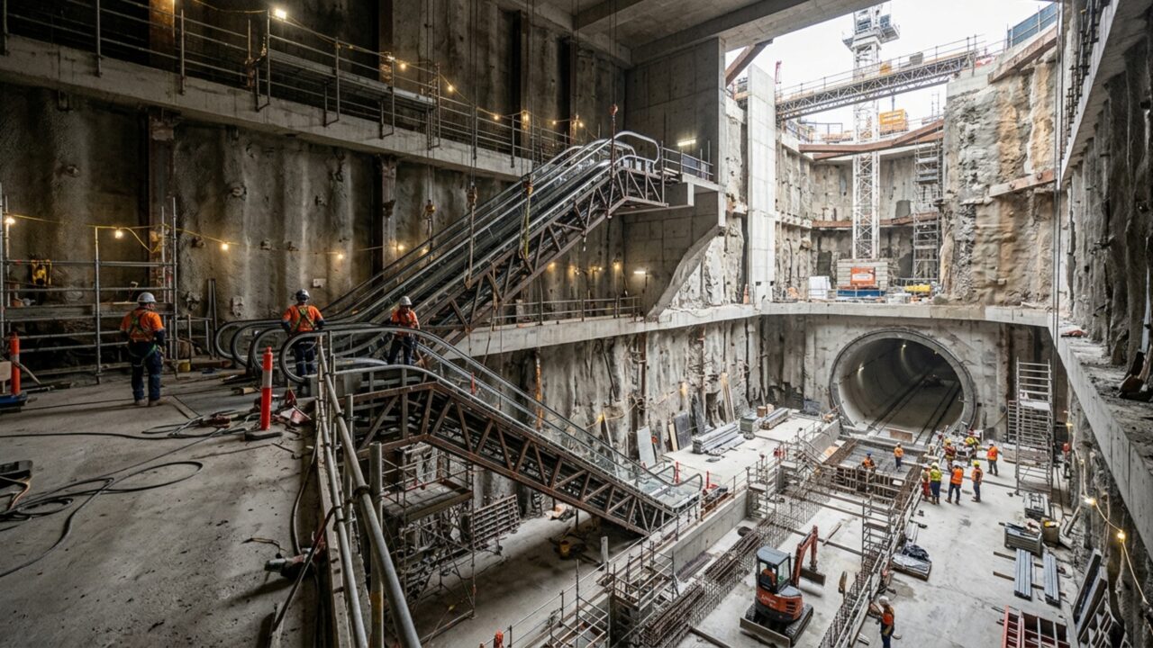 Metrô subterrâneo de 24 km pode custar até R$ 104 bilhões e terá nove estações sob uma grande metrópole