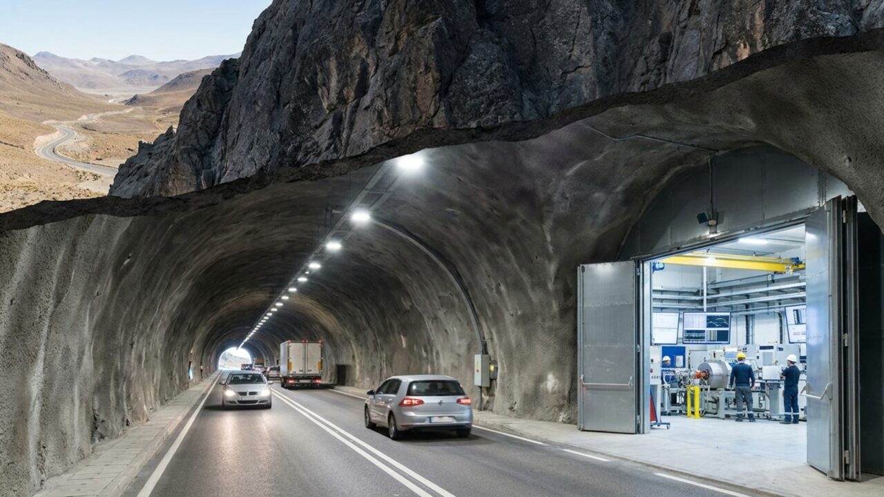Abriram a Cordilheira dos Andes e construíram um laboratório subterrâneo: usam a montanha como um gigantesco escudo contra a radiação cósmica