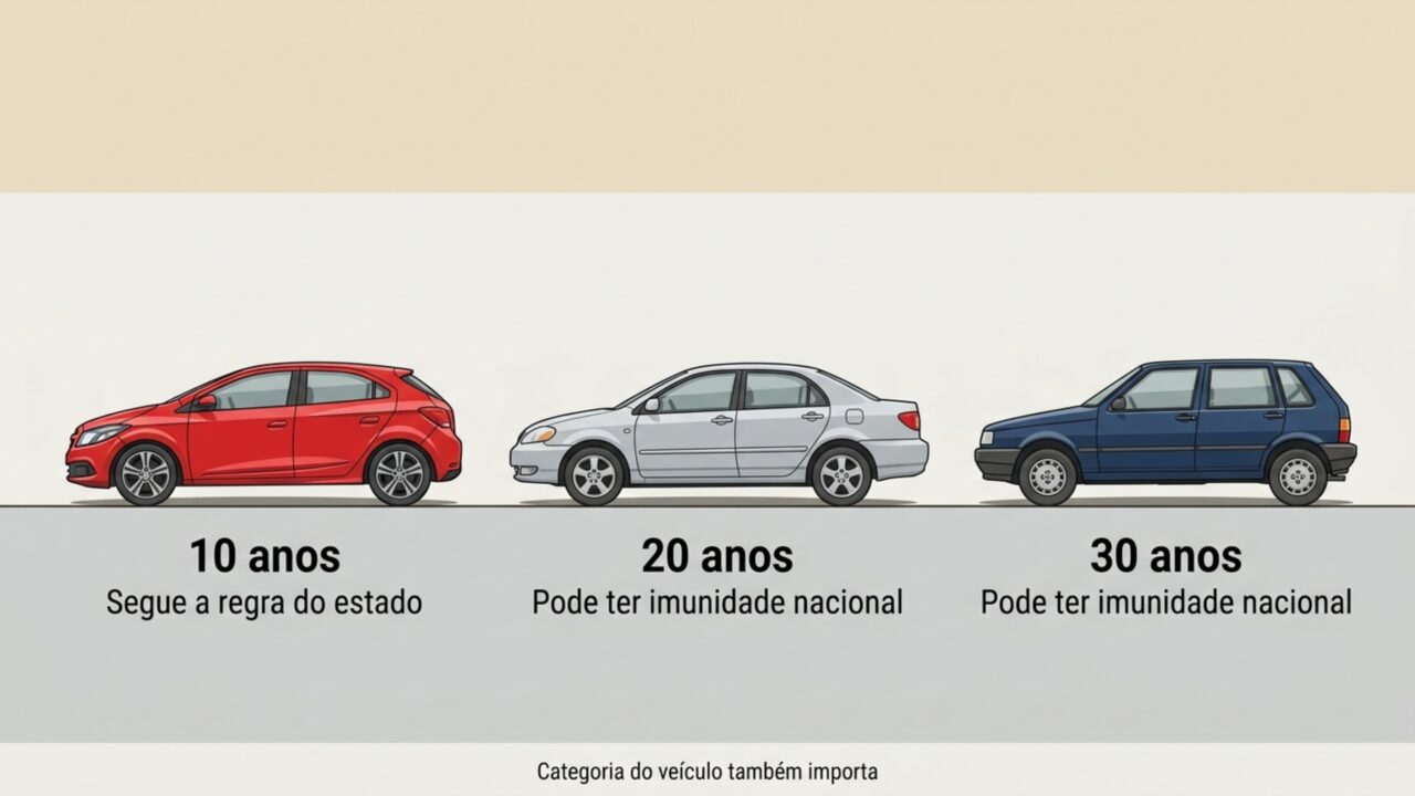 Alerta para quem tem veículos com 10, 20 e 30 anos de idade