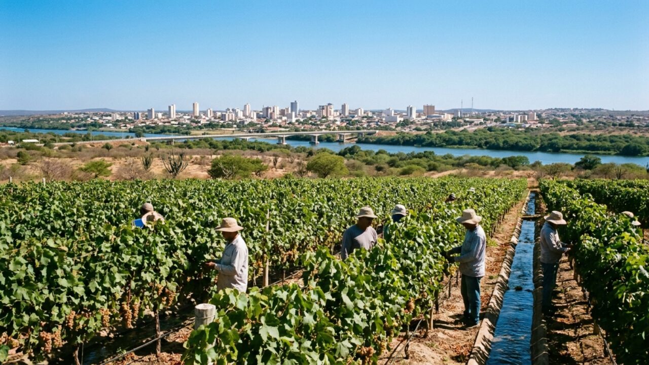 No sertão de Pernambuco, essa cidade produz 90% das uvas exportadas pelo Brasil e é o único lugar do mundo com vinhos tropicais reconhecidos