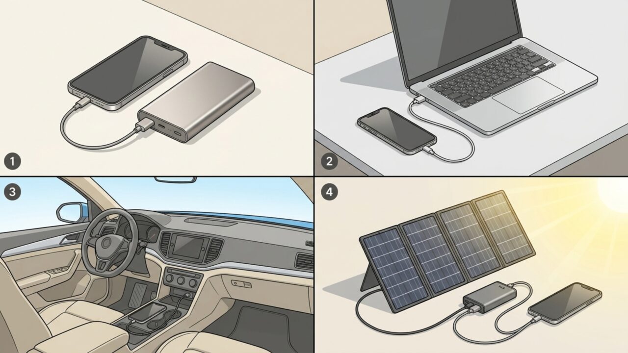 Como carregar a bateria do celular quando não há eletricidade em casa de forma simples e segura