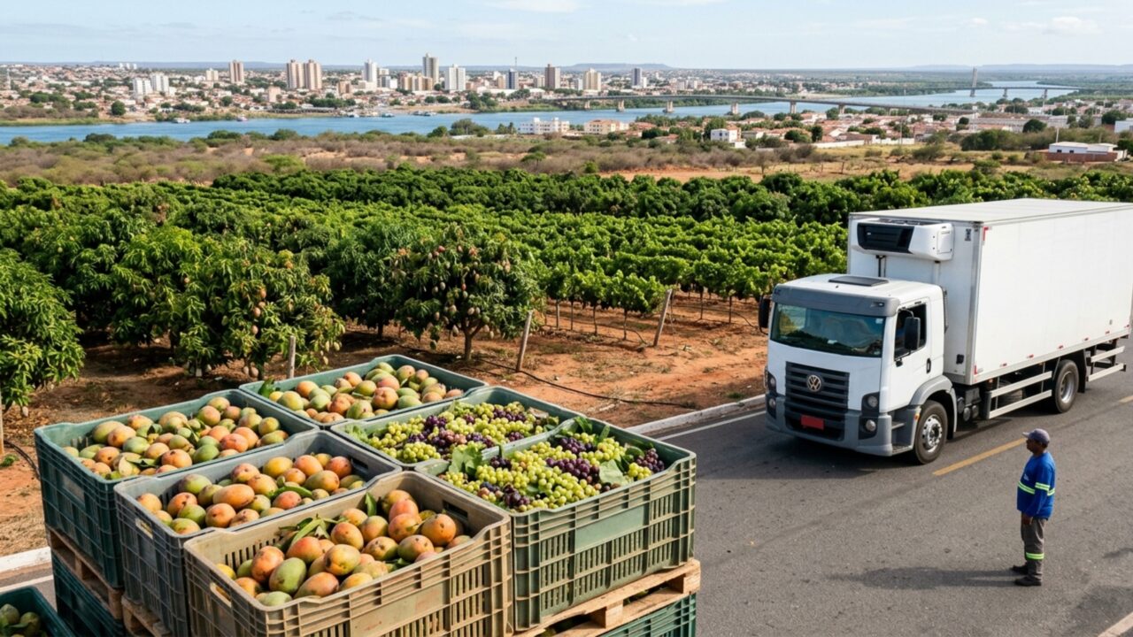 A cidade do Sertão que exporta frutas para mais de 50 países e movimenta perto de US$ 1 bilhão