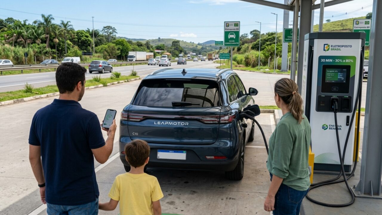 Leapmotor coloca SUV elétrico de R$ 204.990 com quase 500 litros para bagagem e recarga rápida em 30 minutos
