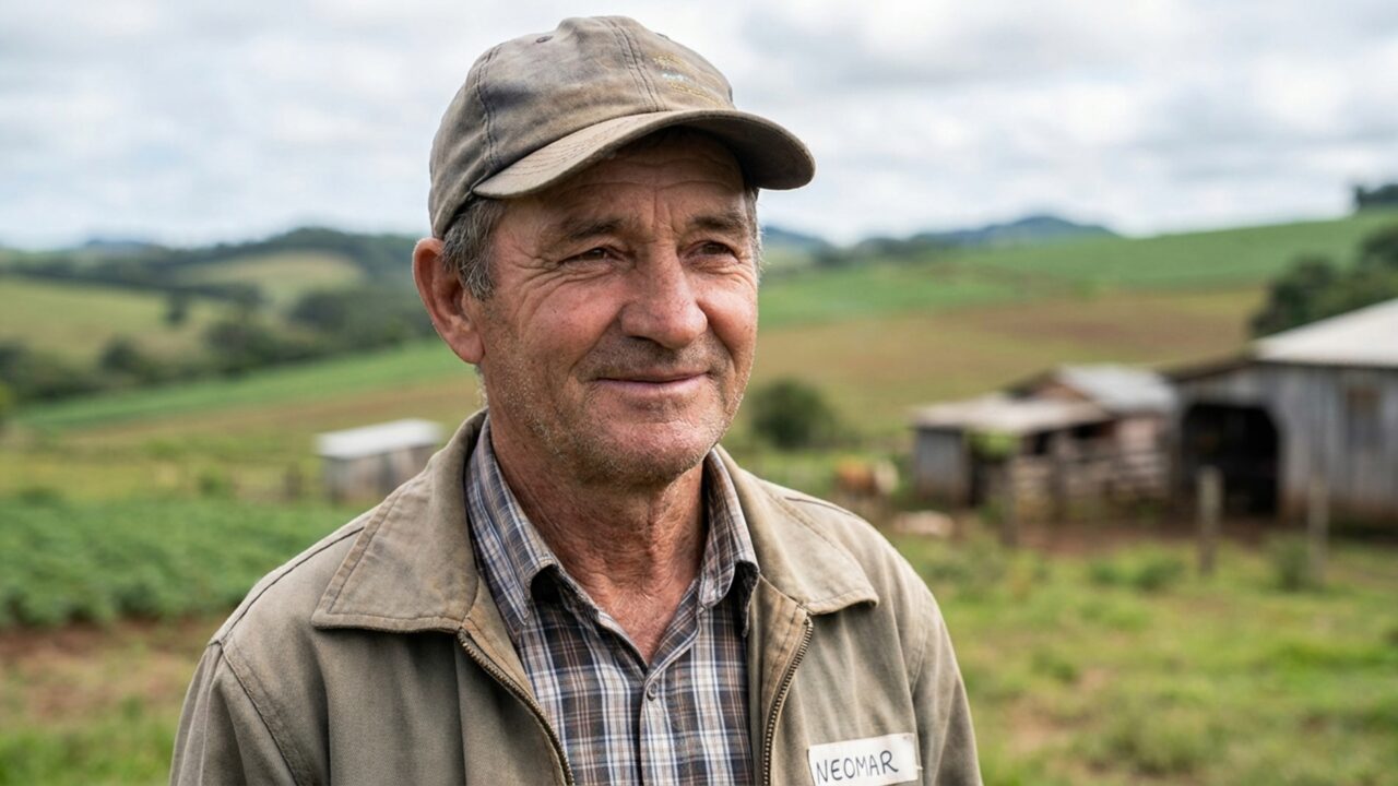 Um agricultor assentado de Santa Catarina juntou um rolo-faca, um disco de corte e um sulcador na mesma máquina, disputou com outros 112 projetos e voltou para casa com prêmio de R$ 10 mil
