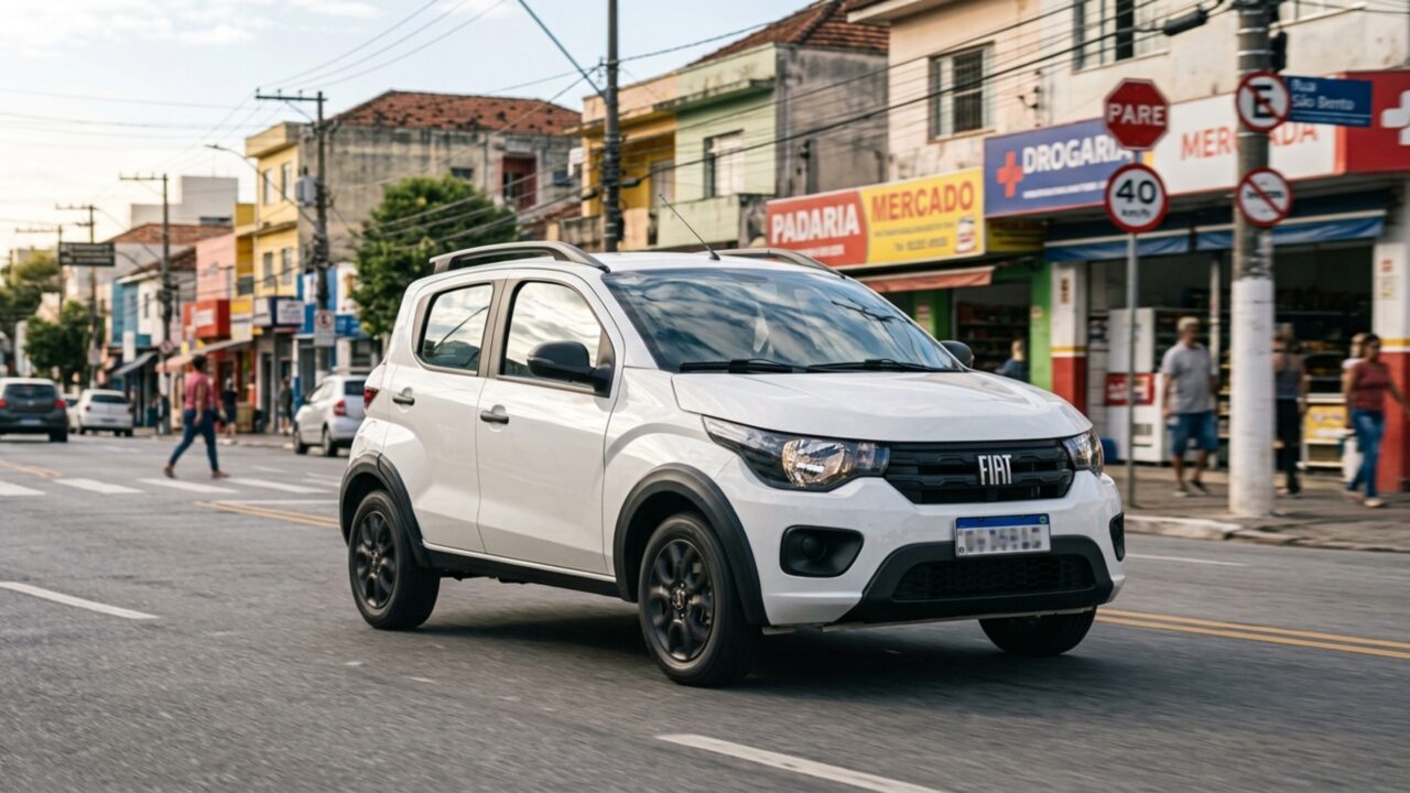 Fiat faz seu pequeno popular chegar a 15,1 km/l e motor de 75 cv deixa o Mobi ainda mais econômico para a cidade